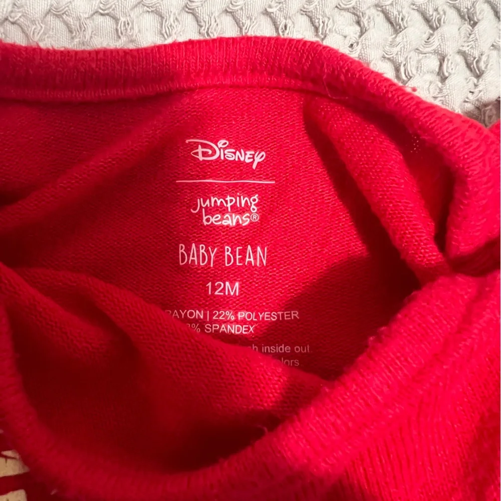 Disney jumping beans Minnie red one piece outfit 12M